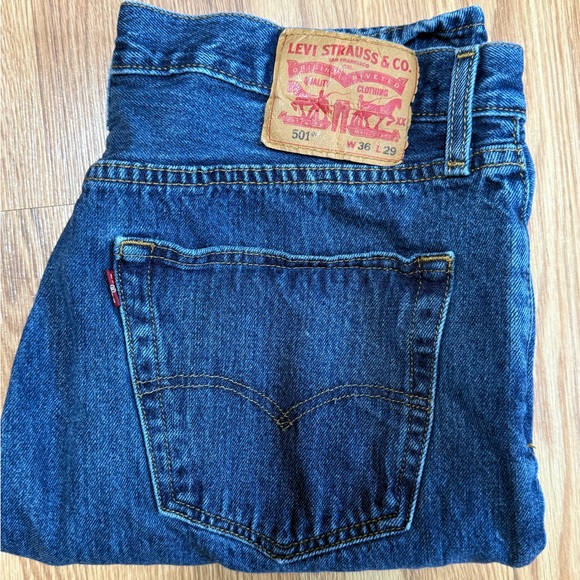 Levi's Other - Levi's 501 Men's Blue Jeans 36x29
